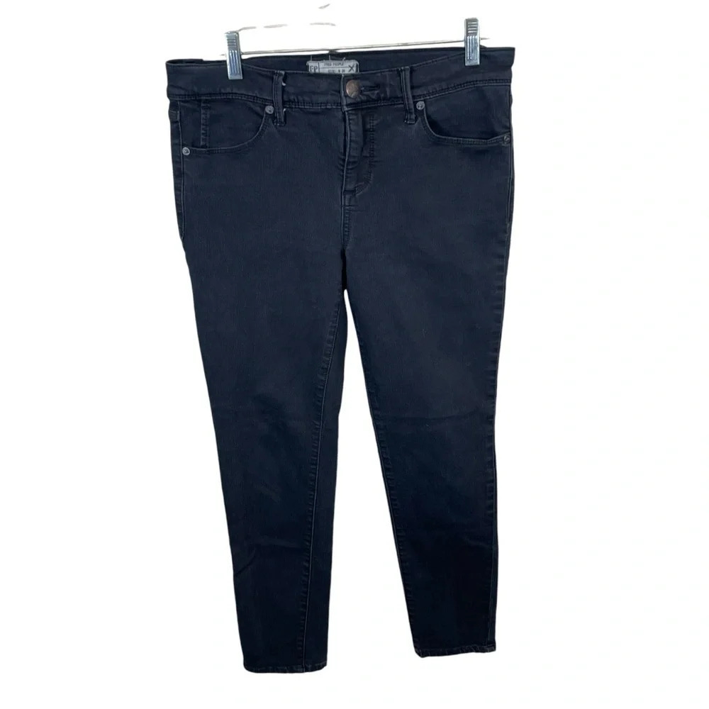 Free people women’s black skinny jeans size 28 grunge gothic